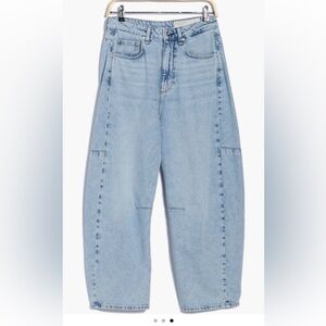 Rag and bone chase super high waist barrel jeans